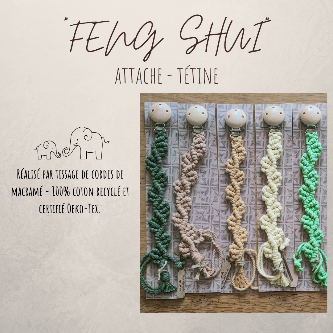 ATTACHE-TETINE "FENG SHUI"